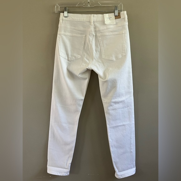 Anthropologie MiH Jeans Womens white Denim‎ Jeans Tomboy Jean Skinny Boyfriend - Picture 3 of 11